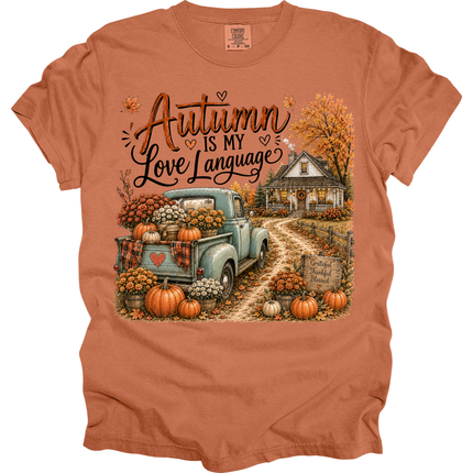 Autumn is My Love Language - Comfort Colors T-Shirt
