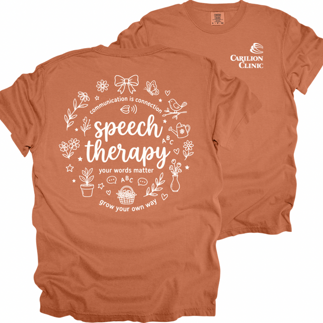Carilion Clinic Speech Therapy Communication is Connection - Comfort Colors Apparel