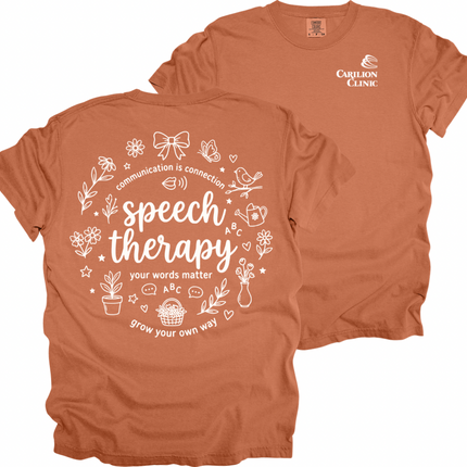 Carilion Clinic Speech Therapy Communication is Connection - Comfort Colors Apparel