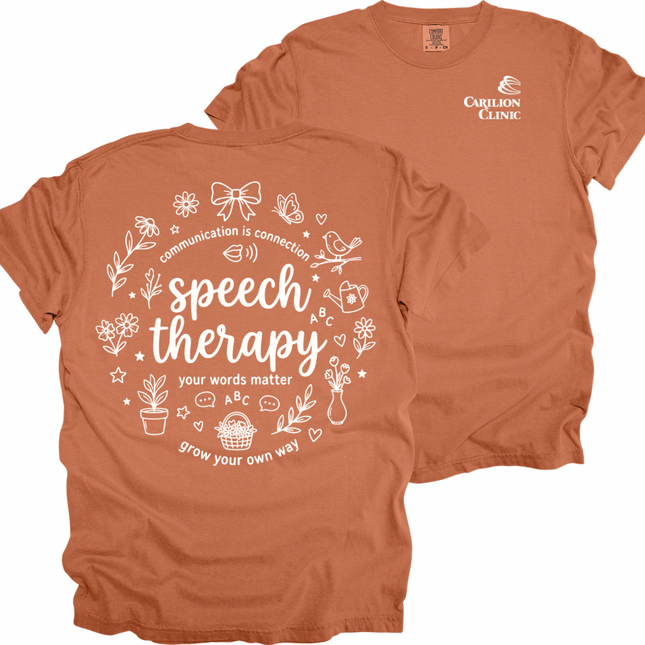 Carilion Clinic Speech Therapy Communication is Connection - Comfort Colors Apparel