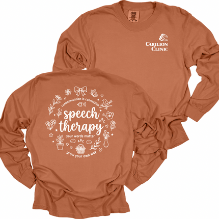 Carilion Clinic Speech Therapy Communication is Connection - Comfort Colors Apparel