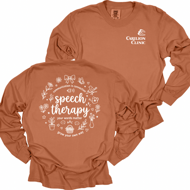 Carilion Clinic Speech Therapy Communication is Connection - Comfort Colors Apparel