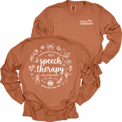 Carilion Childrens Speech Therapy Communication is Connection - Comfort Colors Apparel