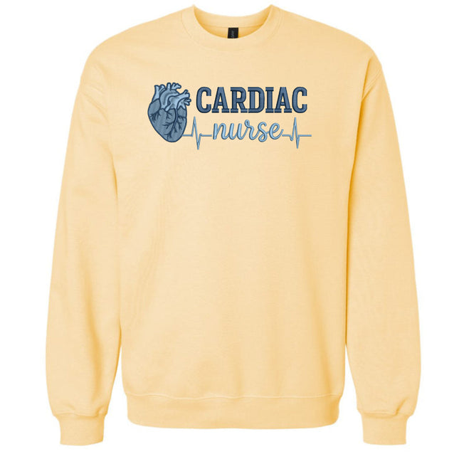 Cardiac Nurse Embroidered Gildan Sweatshirt