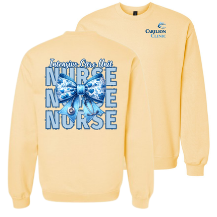 Carilion Clinic Nurse with Blue Bow
