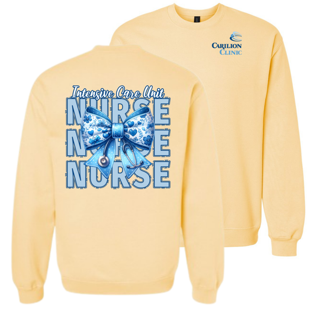 Carilion Clinic Nurse with Blue Bow