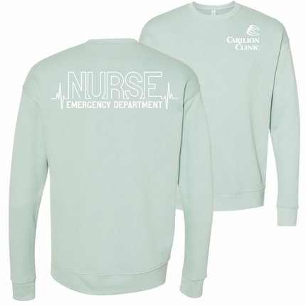 Carilion Clinic Nurse Heartbeat - Bella and Canvas