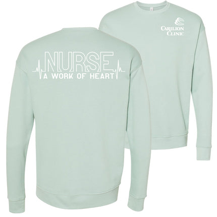 Carilion Clinic Nurse Heartbeat - Bella and Canvas
