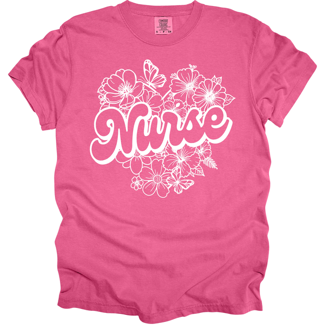 Sketched Nurse - Comfort Colors T-Shirt