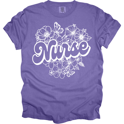 Sketched Nurse - Comfort Colors T-Shirt