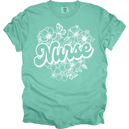Sketched Nurse - Comfort Colors T-Shirt