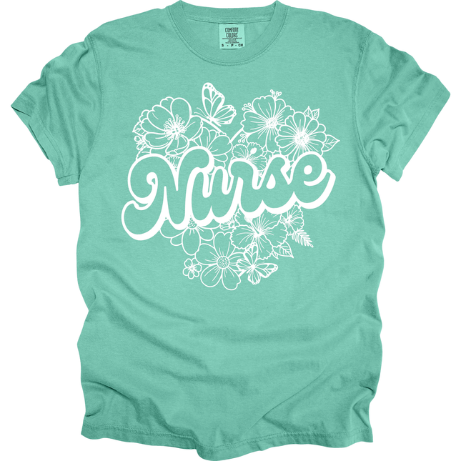 Sketched Nurse - Comfort Colors T-Shirt